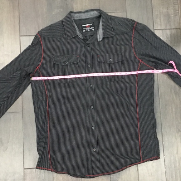 🔥 2/$30 Projekraw | Striped Dress Shirt - Picture 6 of 7